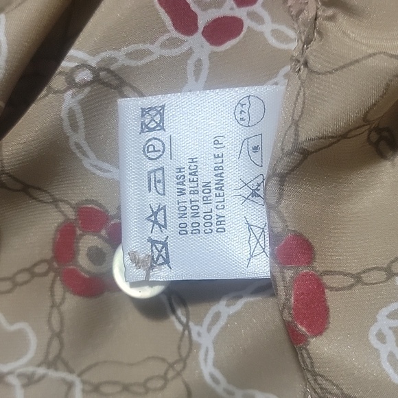 NWOT WOMEN'S ESCADA 100% SILK FLORAL cream long sleeve collar blouse size 36 - Picture 7 of 10